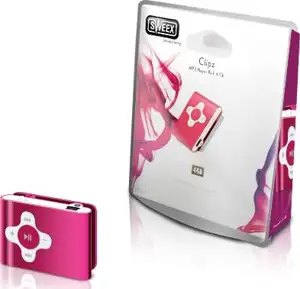 MP3 Player Sweex MP314 Sweex Clipz 4GB, Pink
