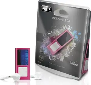 MP3 Player Sweex MP324, Veni 2GB, 7 Equalizer Presets, LCD Screen, Pink