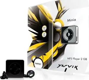 MP3 Player Sweex PMP001, Yarvik Minia 2 GB, Black