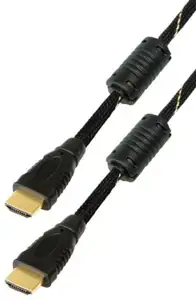 Transmedia C 202 ZNL, HDMI-cable, HDMI-plug 19 pin - HDMI-plug 19 pin, 2,0 m, gold plated, jacket with nylon braiding