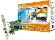 AverMedia AVerTV TwinStar, 2×DVB-T TV tuner, HDTV Ready, R.Controller PCI-e