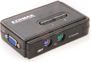Edimax KVM sw.PS2, 2-port, cable kit