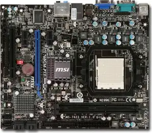 Matična ploča MSI AMD 760G 760GM-P33 SAM3, DDR3, VGA,SATA II, LAN, USB 2.0) mATX Box