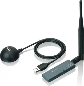 Wirless adapter Airlive WN-370USB, High Power Wireless-B G N USB Dongle with Detachable Antenna, 5dBi Detachable Ant
