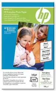 Papir InkJet HP EVERYDAY 10x15/100, Photo, Semi-glossy, 170 g/m2, 100 listova