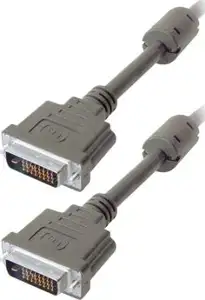 Transmedia C58-DFL, Monitor Kabel DVI - D, DVI-plug 24+1 pin na 1 x DVI-plug 24+1 pin, 1,8m
