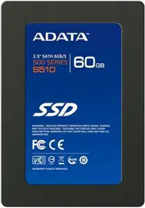 SSD SATA III 60 GB ADATA S510, 2.5