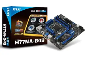 Matična ploča MSI H77MA-G43, s1155, D3, U3, S3, PCIe 3.0
