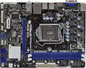 Matična ploča Asrock H61M-HVS - Intel H61, M-ATX, Solid Capacitor for CPU power, Dual Channel 2xDDR3 - 1333, Intel HD Graphics 2000 3000, Pixel Shader 4.1, DirectX 10.1, max. 1759MB (shared)