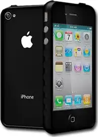 CYGNETT AeroGrip Edge Rock-solid protection for iPhone 4 & iPhone 4S, Black, Retail for iPhone 4, Black, Retail