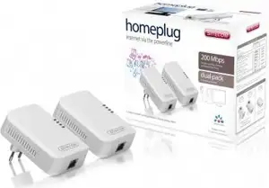 Powerline Ethernet adapter Sitecom LN-515 Homeplug 200 Mbps dual pack 2g. 200 Mbps