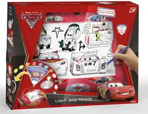 PLOČA ZA CRTANJE SA SVJETLEĆIM ŠABLONAMA DISNEY CARS