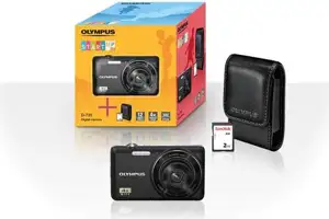Digitalni fotoaparat Olympus VG-150 crni set (torbica+2 GB)