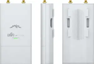 UBNT UNIFI-UAP-OUTDOOR, UBNT UniFi AP Outdoor , outdoor accesspoint MIMO 2,4GHz, includes 2 external omni antennas and a secondary Ethernet port for bridging. It supports 802.11n MIMO, with speeds of