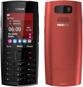 Mobitel Nokia X2-02 BRIGHT RED DUAL SIM