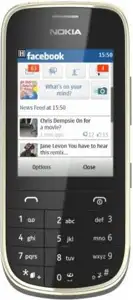 Mobitel Nokia Asha 202 Dark gray (Dual SIM)