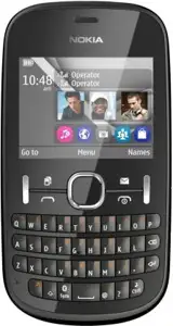 Mobitel Nokia Asha 200 Graphite (Dual SIM)