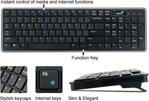 Tipkovnica Genius LuxeMate i220, USB, Crna