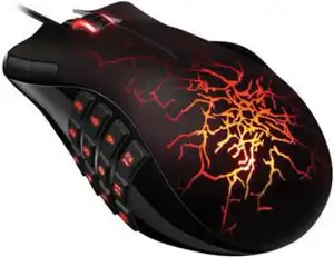 Mis RAZER Naga Molten Special Edition, laserski, 5600dpi, crno-crveni, USB