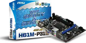 Matična ploča MSI H61M-P31-G3, s1155, DDR3, GLAN, DVI