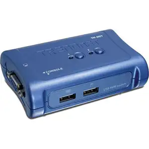 Trendnet TK-207K, 2-port KVM switch with VGA and USB connection to computers