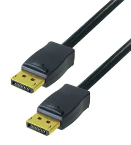 Transmedia C300-1L Display Port Cable DisplayPort plug 20 pin to DisplayPort plug 20 pin High Quality 1m Black