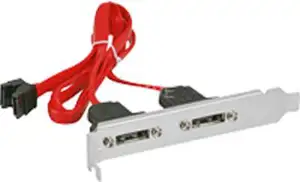 Bracket SHARKOON eSata 2 port
