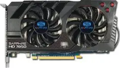 Sapphire Video Card Radeon HD7850 GDDR5 2GB/256bit, 920MHz/1250MHz, PCI-E 3.0 x16, DP, HDMI, 2xDVI, VGA Cooler (Double Slot)