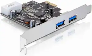 Kontroler PCI-E, DELOCK, USB 3.0 2x porta, low profile bracket