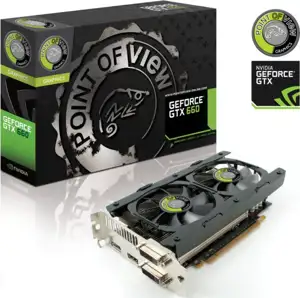 PointOfView GTX660 2GB GDDR5 192bit, 980-1032 6008, 2xDVI, HDMI x1, DisplayPort x1