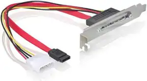 Bracket DELOCK, 1x 7-pin SATA, 1x 4-pin Molex, interni 