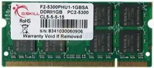 Memorija za notebook G.SKILL DDR2 667MHz 1GB , F2-5300PHU1-1GBSA, PC-5300