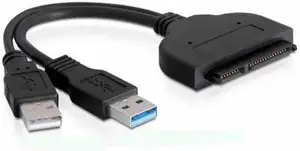 Konverter DELOCK, USB 3.0 (M) i USB 2.0 (M) na 22-pin SATA