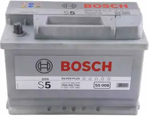 Akumulator BOSCH S5 008 77Ah/780A Baterija (+ P) 278x175x190 Silver, 0 092 S50 080