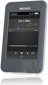 MP4 player ARCHOS 28 vision, 2.8'' LCD touchscreen, FM, 4GB, SDHC slot, sivi