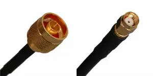 Maxlink 08-RM-NM-05, Pigtail 5m RF240 RSMA male - N male 