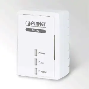 Planet PL-702-EU, 500Mbps Nano HomePlug AV Wall-Mount Power Line to Fast Ethernet Bridge (EU Type)