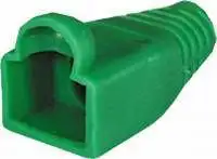NaviaTec Strain Relief for Western 8 8-plug green 10pc