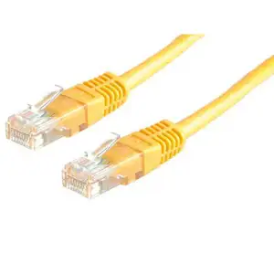 Kabel mrežni UTP, Cat. 6, 5m, CCA, 24AWG, Savitljivi, Žuti
