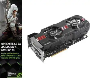 Grafička kartica Asus GTX680-DC2O-2GD5 + Assassin's Creed 3