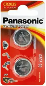 Baterija Panasonic CR-2025EL/2B, 2 kom