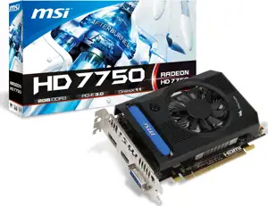 Grafička kartica MSI Radeon HD7750 GDDR3 2GB/128bit, 800MHz/1600MHz, PCI-E 3.0 x16, DP, HDMI, DVI, Cooler, Retail