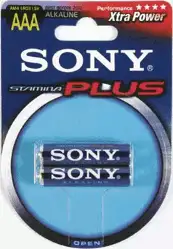 Sony Stamina Plus,alkal. bat.AAA 2kom,bl
