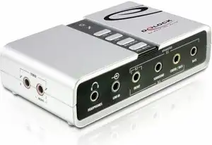 Zvučna kartica, USB, DELOCK, Sound Box 7.1, vanjska