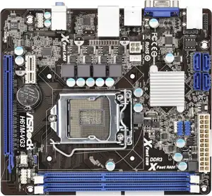 Matična ploča Asrock H61M-VG3 - Intel H61, M-ATX, Dual Channel 2xDDR3