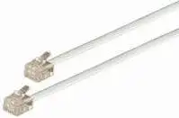 NaviaTec NVT-RJ11_3M_SIL Telefonski RJ11 Kabel Sivi boja 3m Western 6 4-plug na Western6 4-plug 4 žice 1:1 connected, Naviatec Article Nr. 192