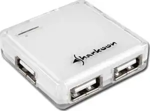 USB HUB SHARKOON Square Hub, 4-portni 2.0, bijeli