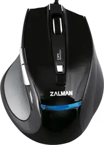 Miš Zalman USB Optical Mouse 1600DPI, black