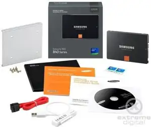 SSD SATA III 500 GB Samsung 840 Series Full kit, MZ-7TD500KW