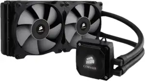 Corsair Hydro Series H100i, Intel™ LGA 1150, 1155, 1156, 1366, and 2011 + AMD sockets AM2, AM3 and FM1, dual 120mm fan + 120x275mm radiator